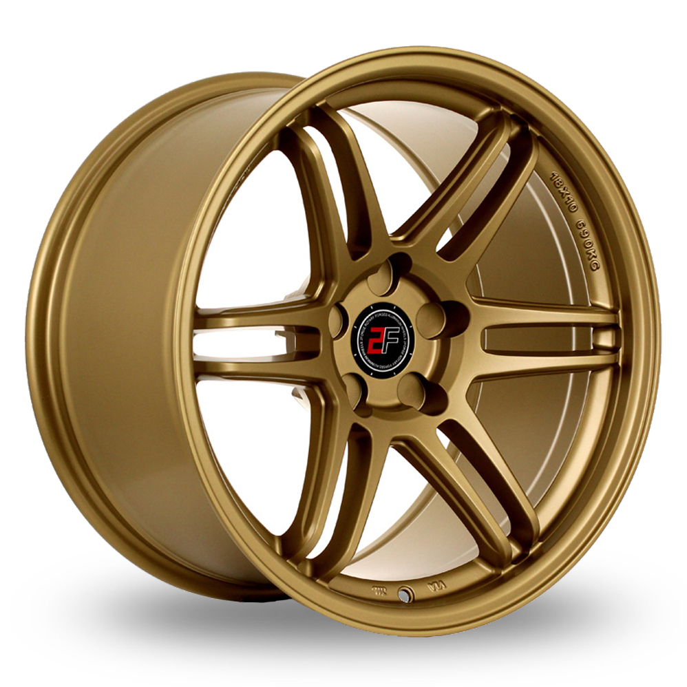 8x18 5x118 ET15-35 2FORGE ZF5 (Matt Gold) (76.0cb) (690kg Load) (8.1kg Weight) (TW) Alloy Wheels