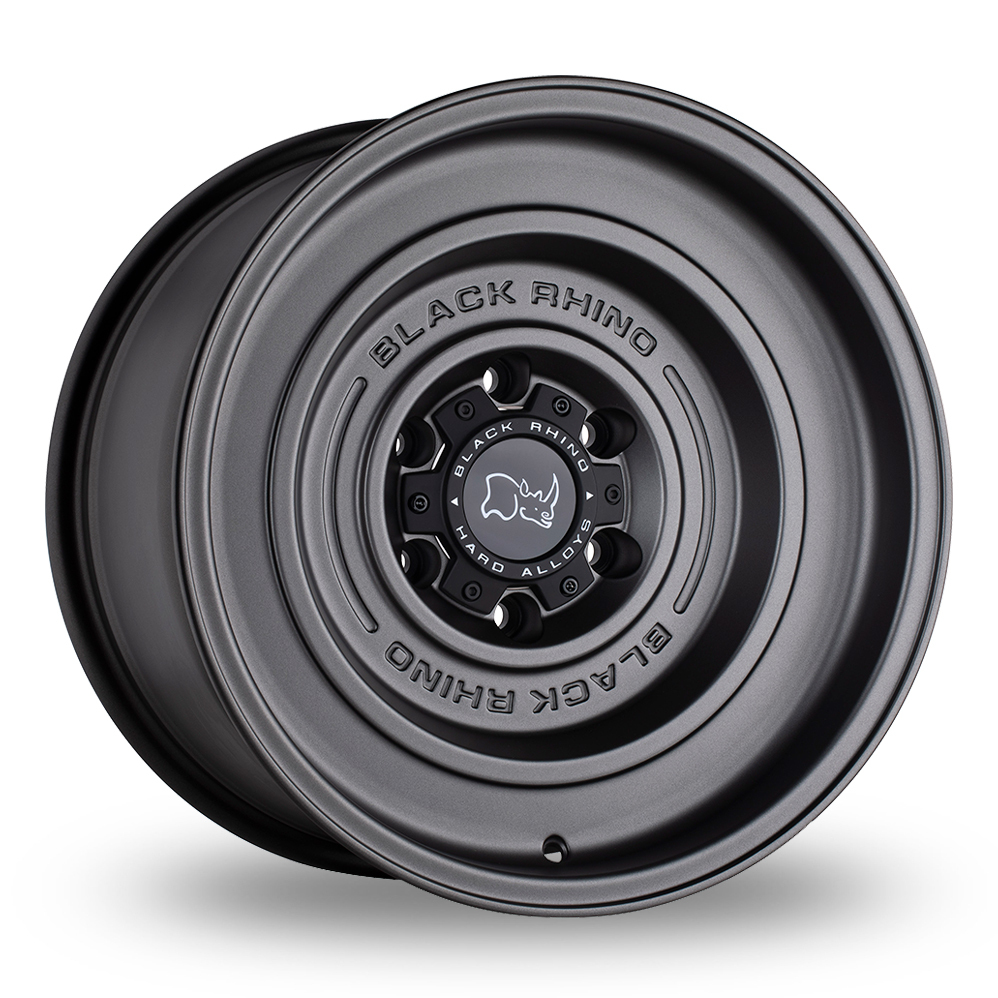 Black Rhino Solid (USA Warehouse) Matte Gun Black Alloy Wheels