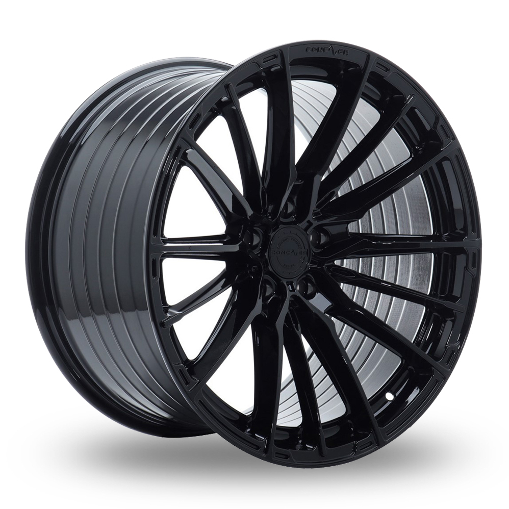 Concaver CVR7 (10.5x19) (Mid Concave) Platinum Black Alloy Wheels