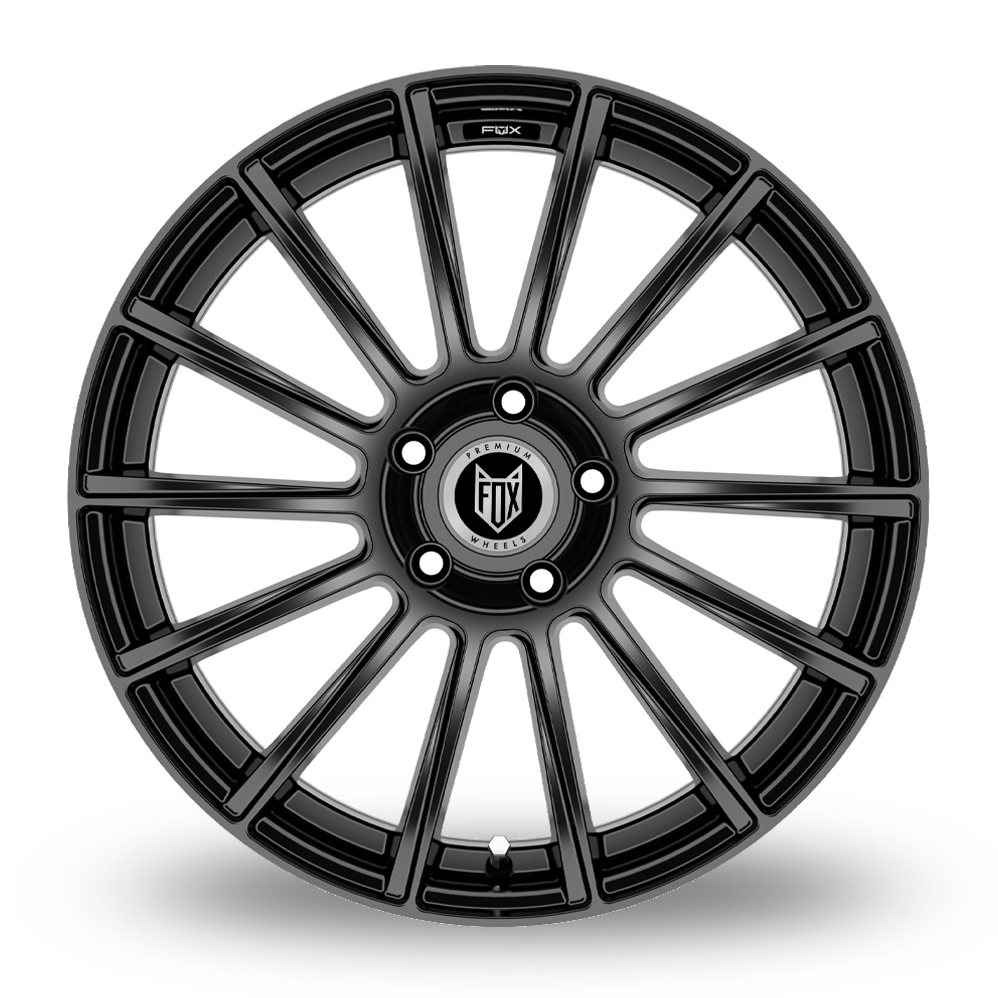 19 Inch Fox Racing MBM () Gloss Black Alloy Wheels