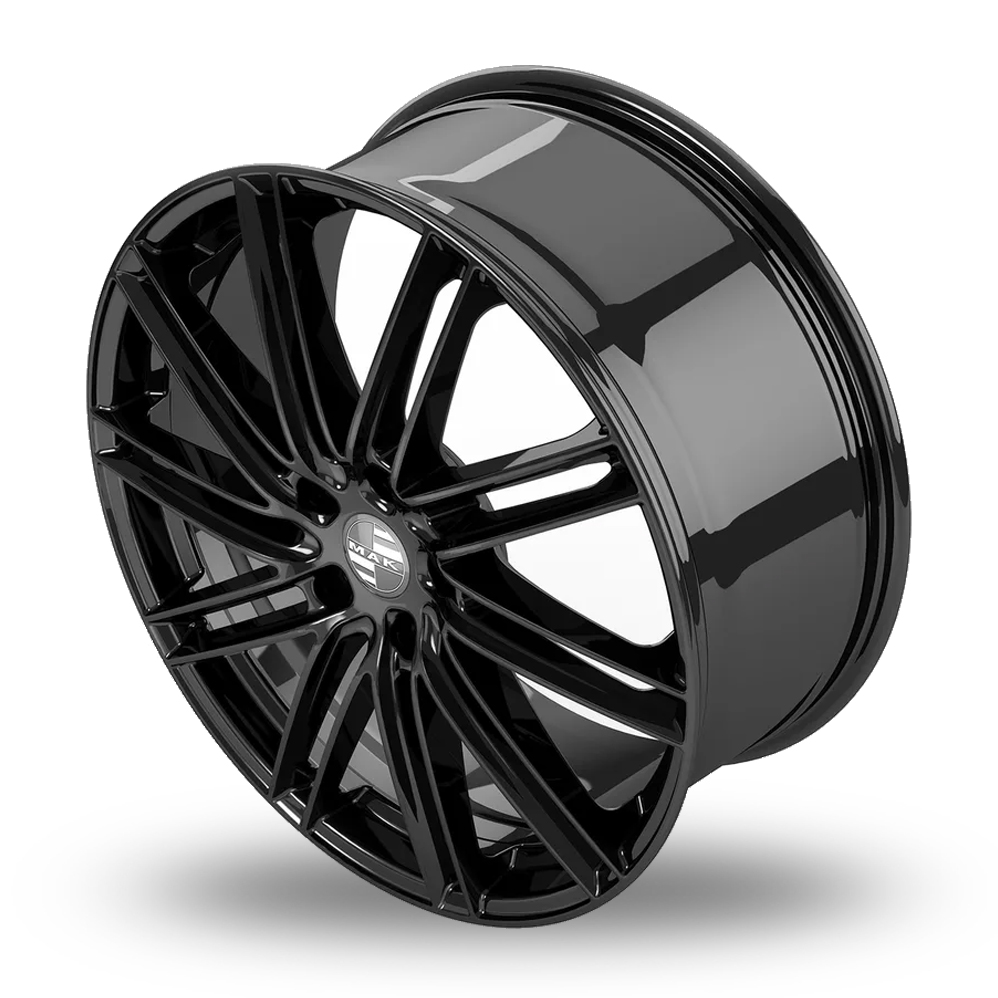 21" MAK Leipzig Gloss Black Alloy Wheels