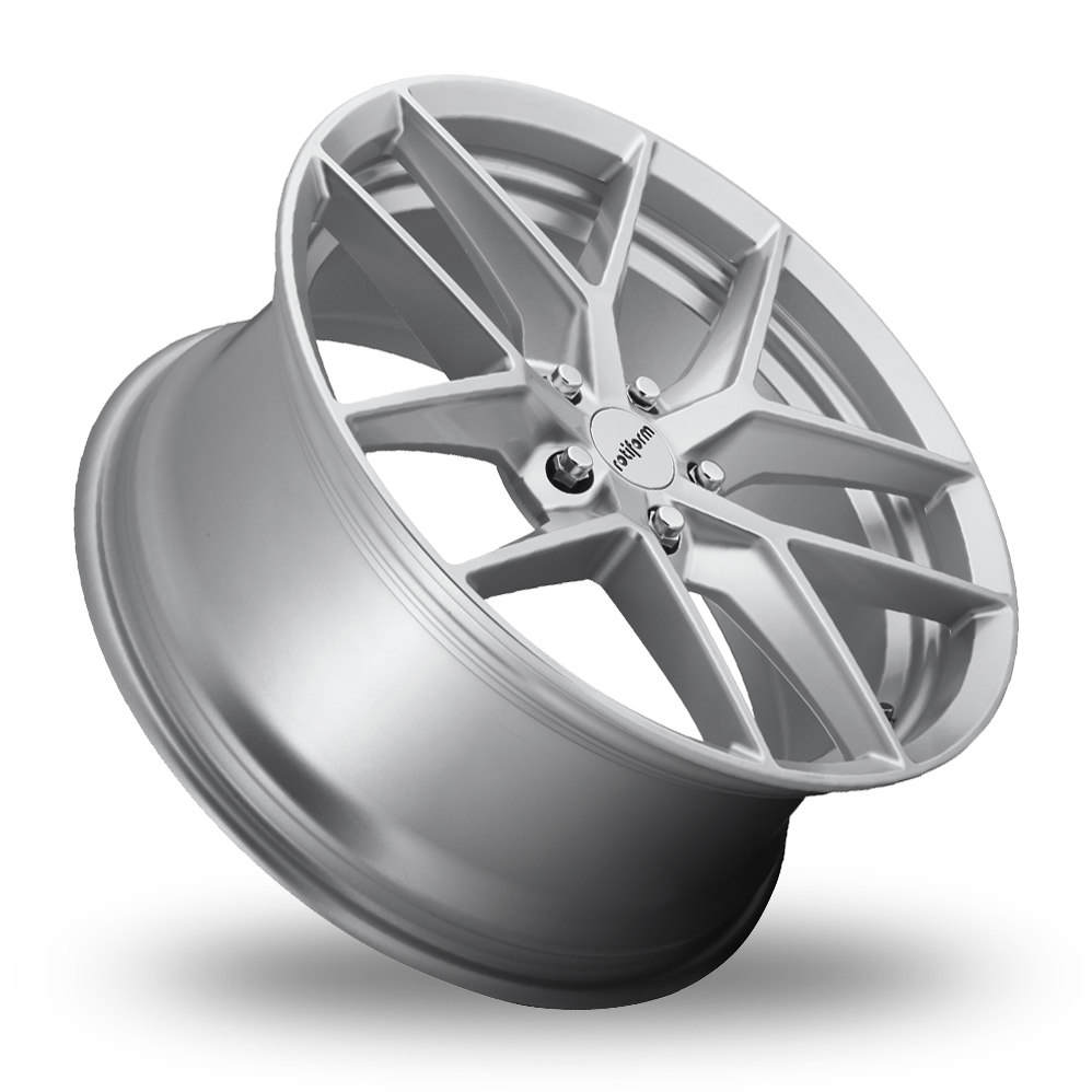 18" Rotiform R133 FLG (EU Warehouse) Gloss Silver Alloy Wheels