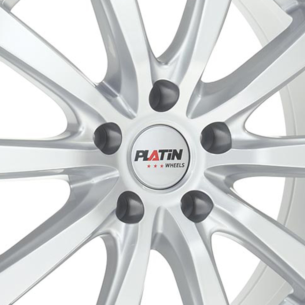 15" Platin P 69 Bright Silver Alloy Wheels
