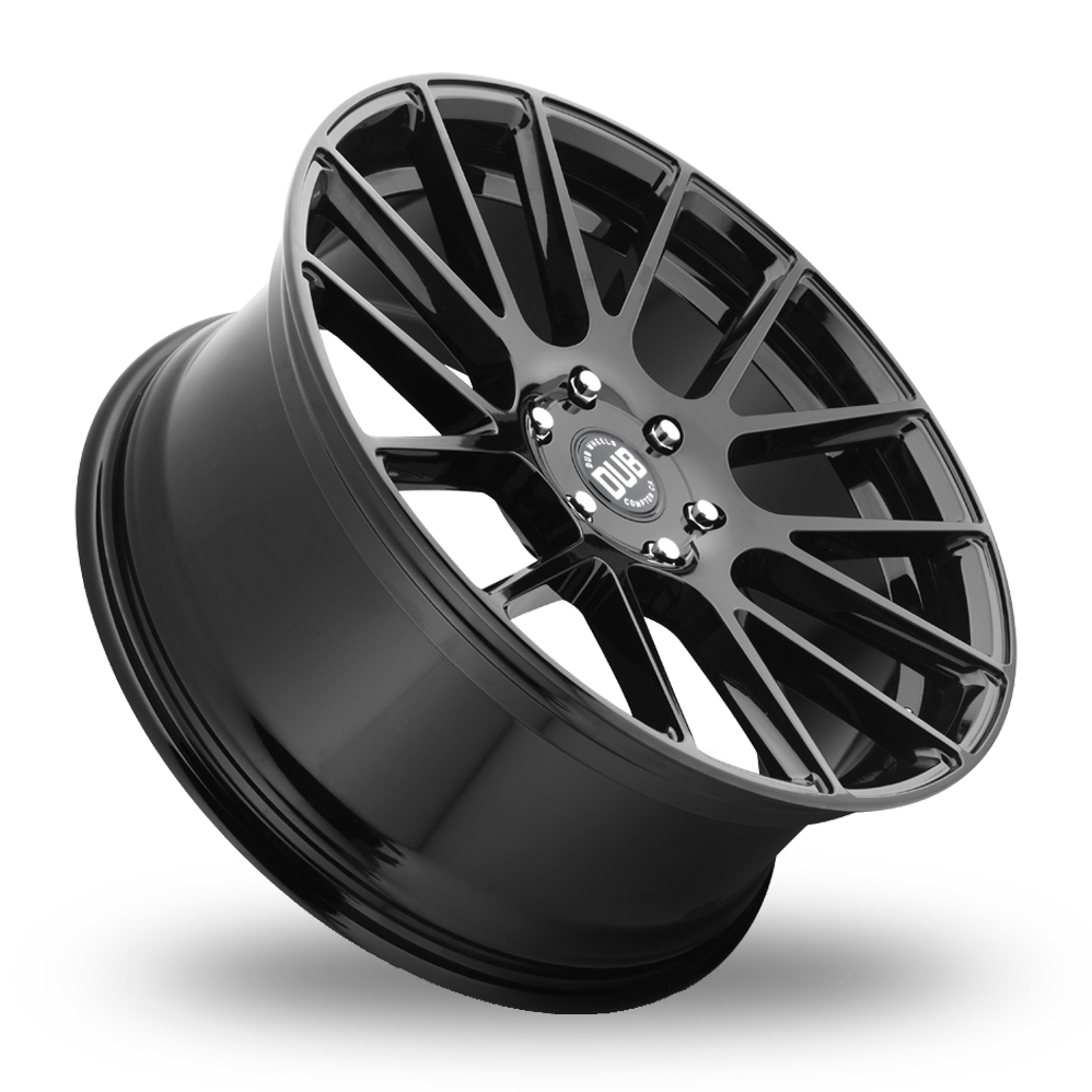 20" DUB S205 Luxe Gloss Black Alloy Wheels