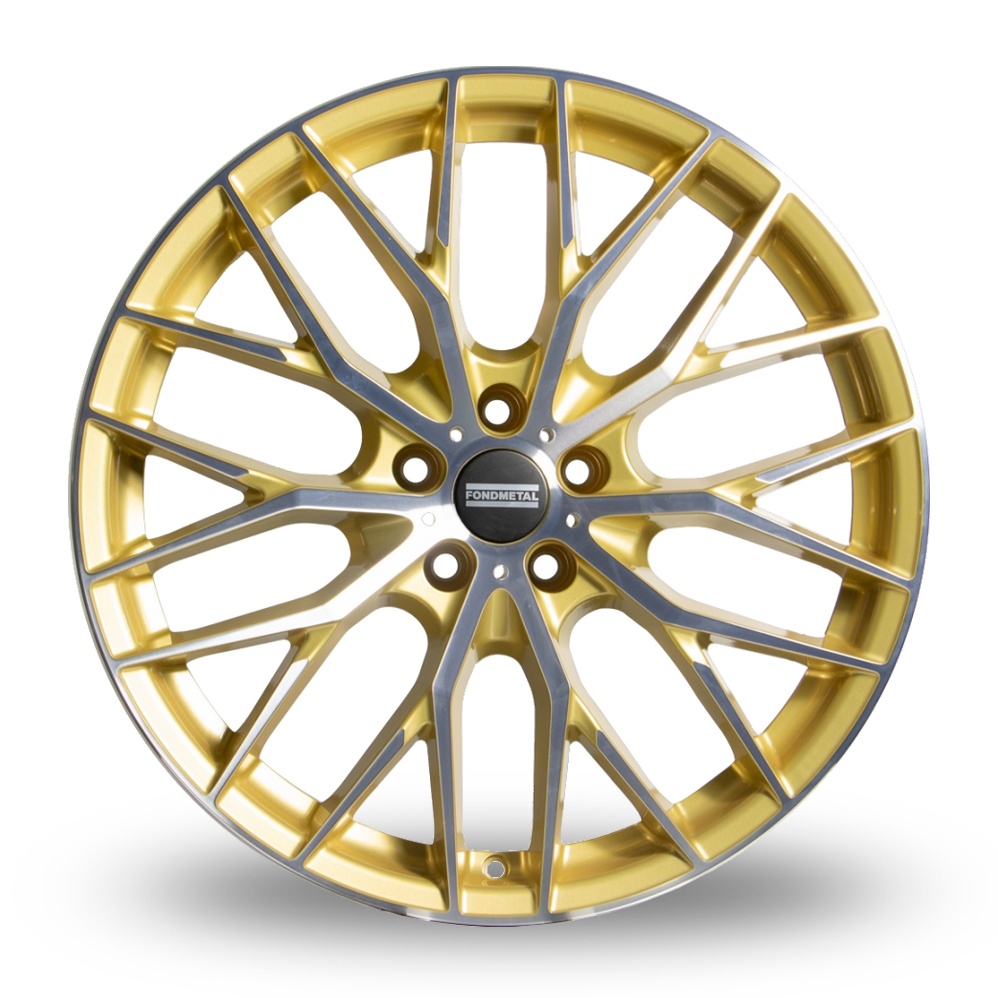 20" Fondmetal Makhai Gloss Gold Machined Alloy Wheels