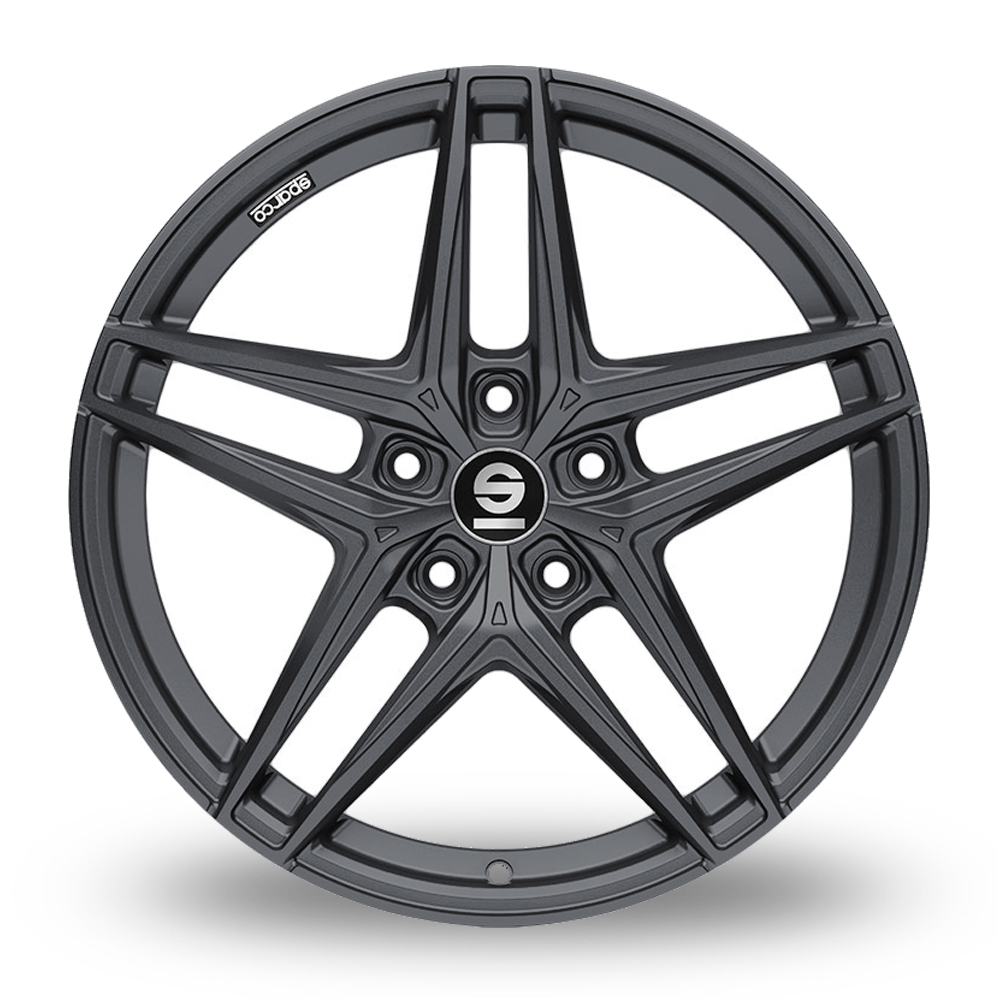 17" Sparco Record Matt Graphite Alloy Wheels