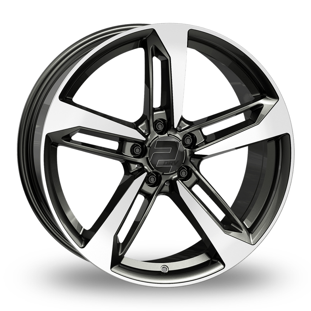 2DRV WH36 Dark Gunmetal Machined Alloy Wheels