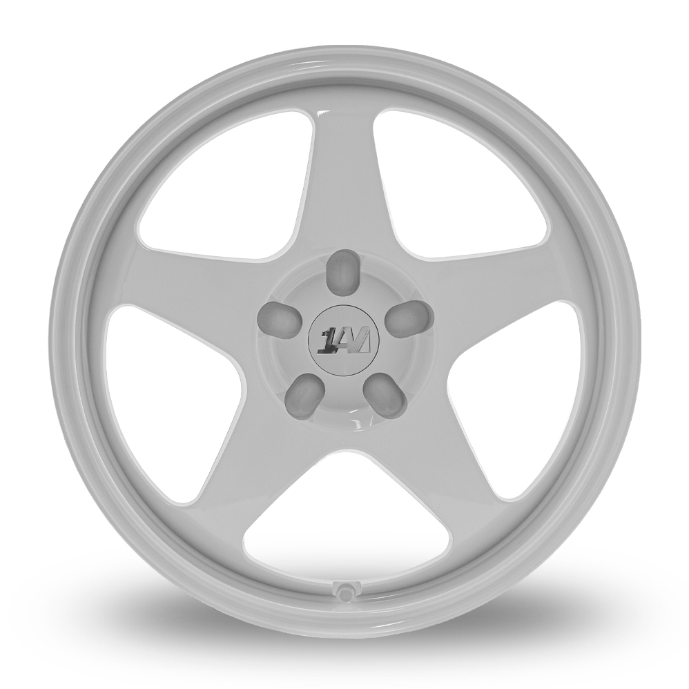 18" 1AV ZX16 Gloss White Alloy Wheels