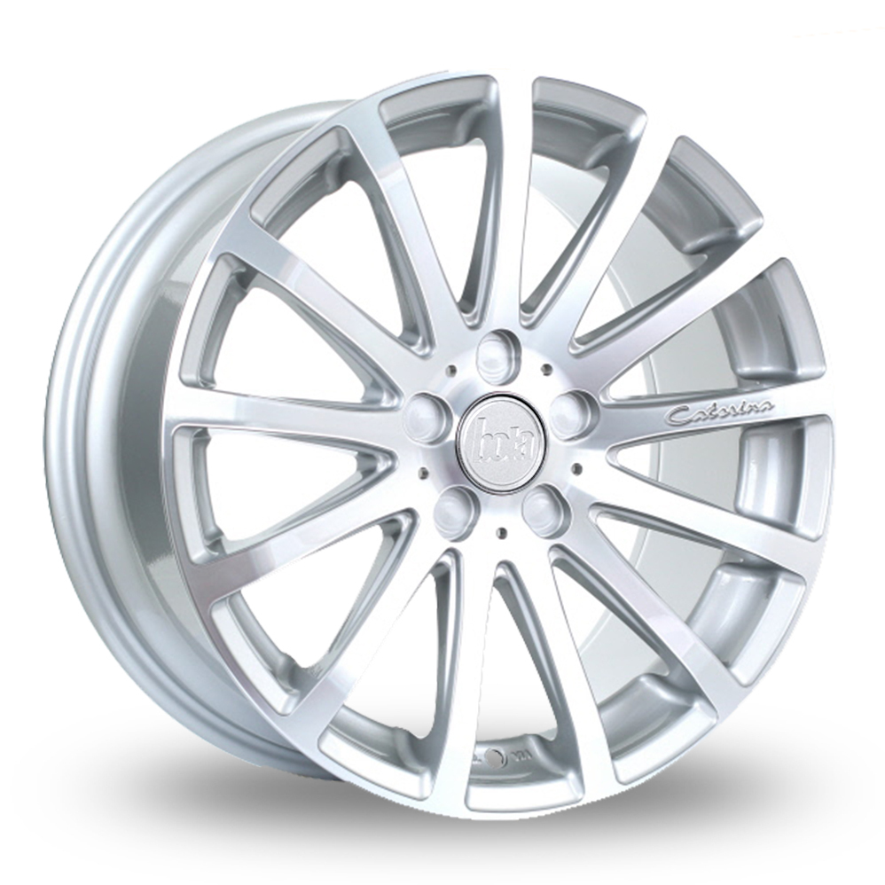 20" Bola XTR Silver Polished Wider Rear Alloy Wheels