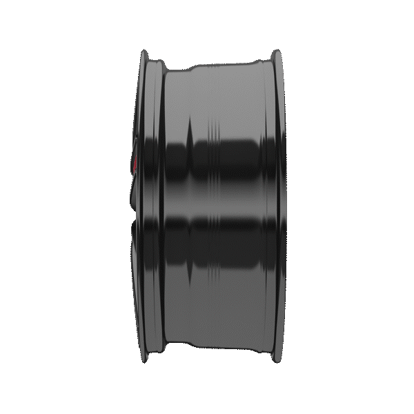 20" Ronal R67 RED Matt Black Alloy Wheels