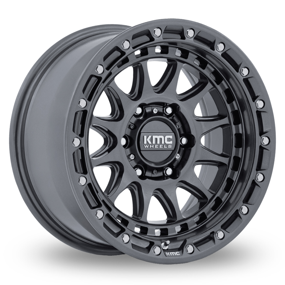 KMC KM556 Crux (USA Warehouse) Gloss Gunmetal Alloy Wheels
