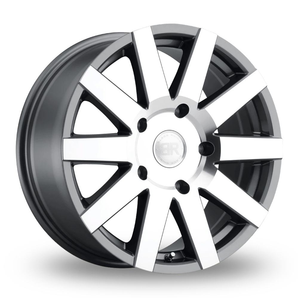 Black Rhino Journey (EU Warehouse) Gloss Gunmetal With Mirror Cut Face Alloy Wheels
