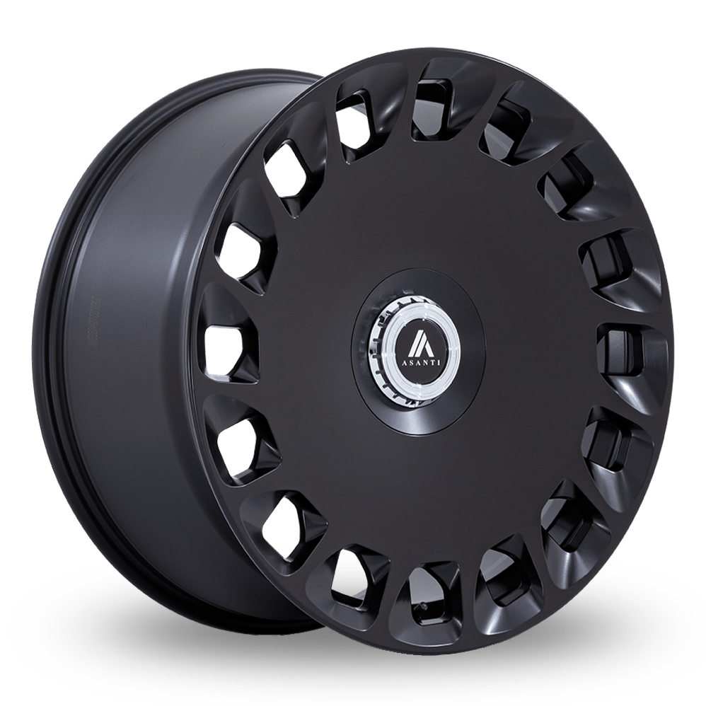 Asanti Black AB045 Aristocrat (USA Warehouse) Matt Black Alloy Wheels