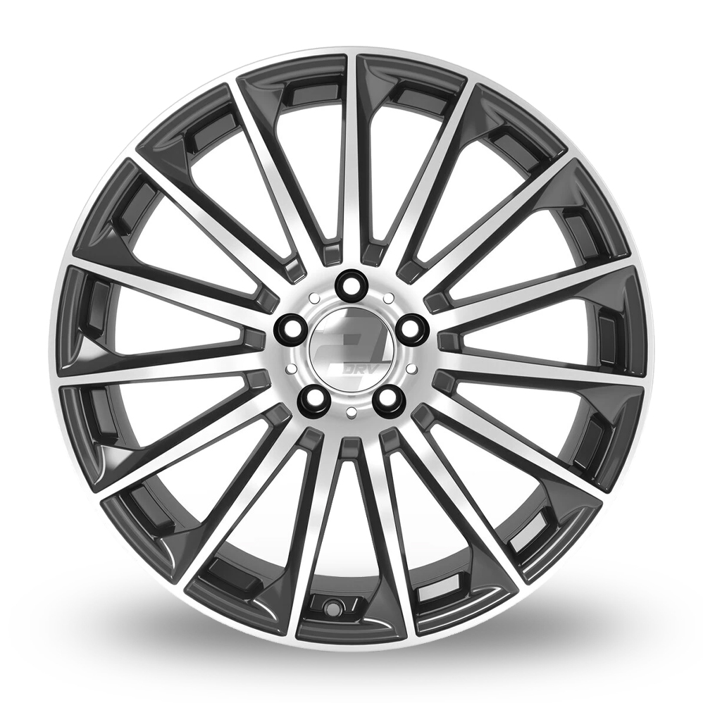 19" 2DRV WH39 Dark Gunmetal Machined Alloy Wheels