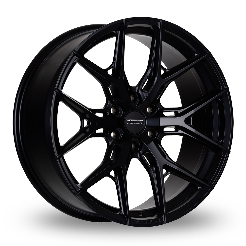 Vossen HF6-4 (9.5x20) (Deep Concave) Satin Black Alloy Wheels