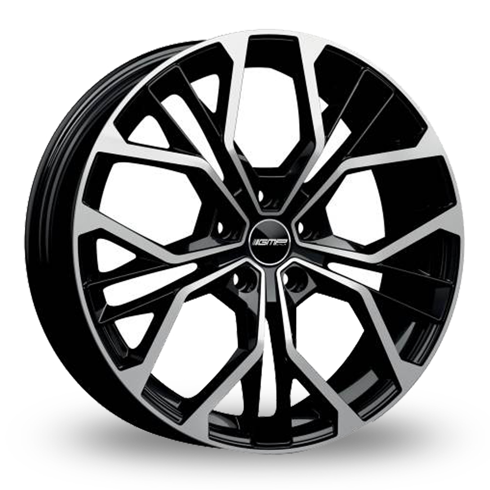 20 Inch GMP Italia Matisse Black Polished Alloy Wheels