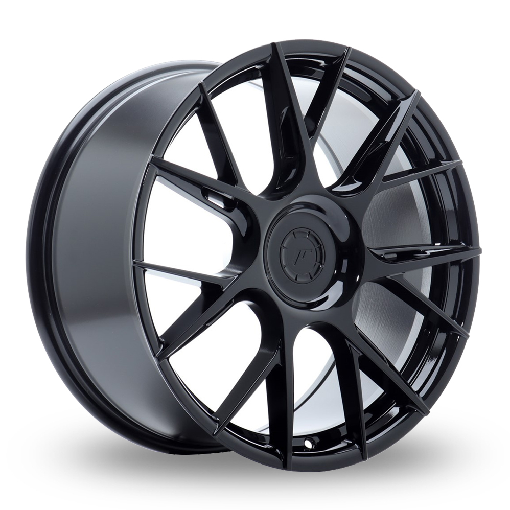 Japan Racing JR42 (8.5x19) (Custom Fitment) Gloss Black Alloy Wheels
