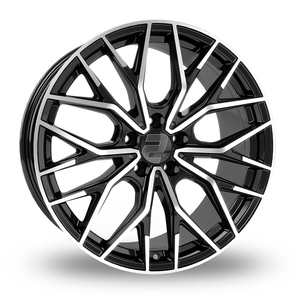 2DRV WH37 Black Machined Alloy Wheels