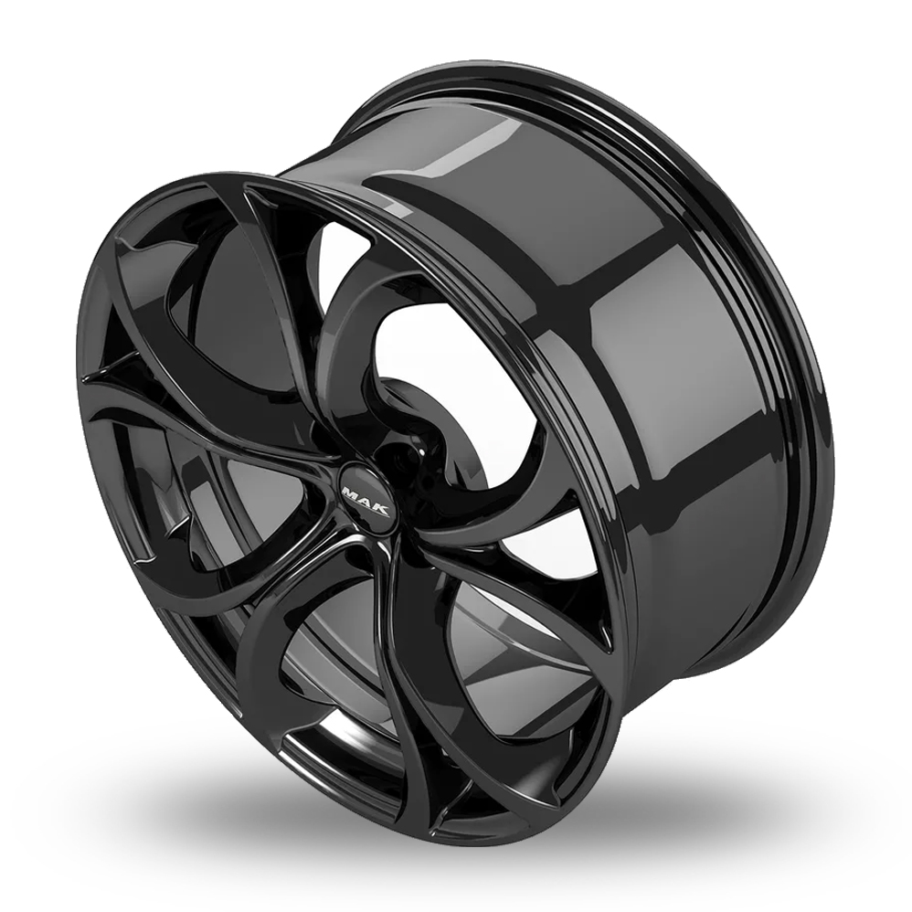 17" MAK Lario Gloss Black Alloy Wheels