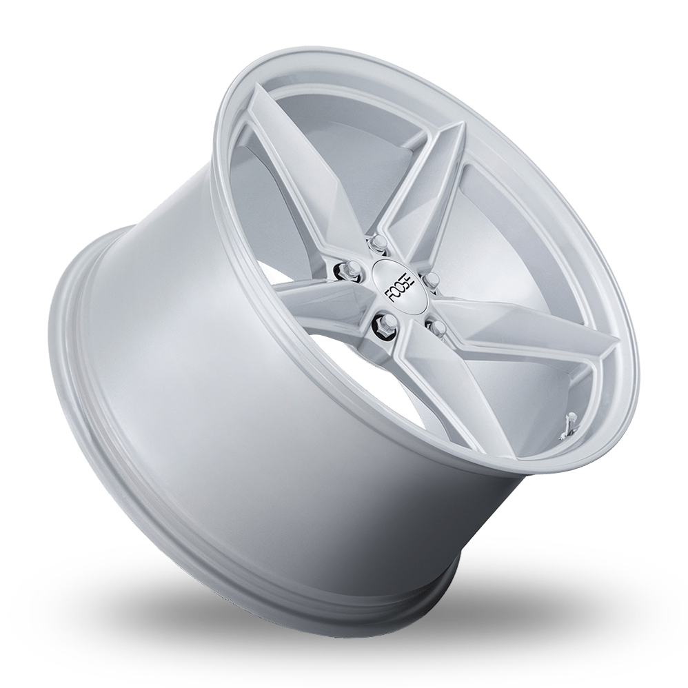 19" Foose F174 CF8 Gloss Silver Alloy Wheels