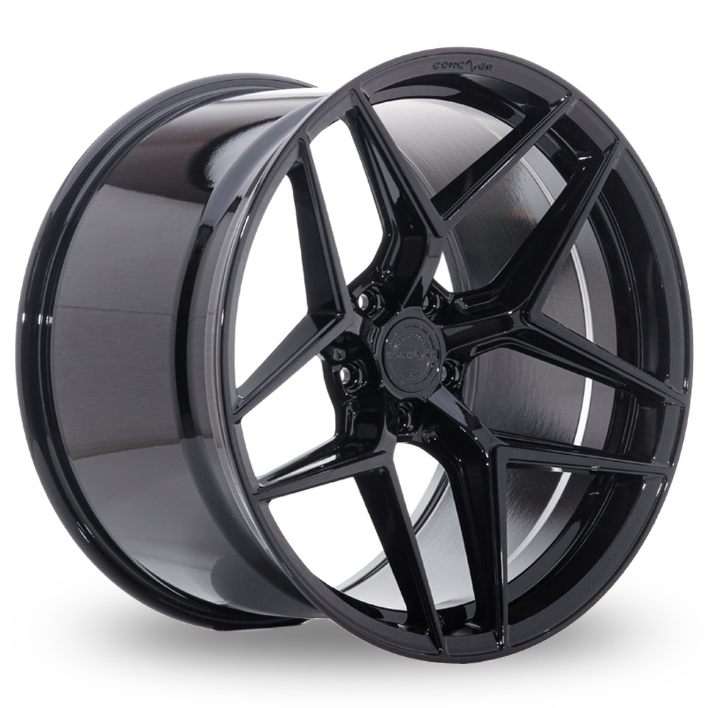 Concaver CVR2 (9x19) (Deep Concave) Platinum Black Alloy Wheels