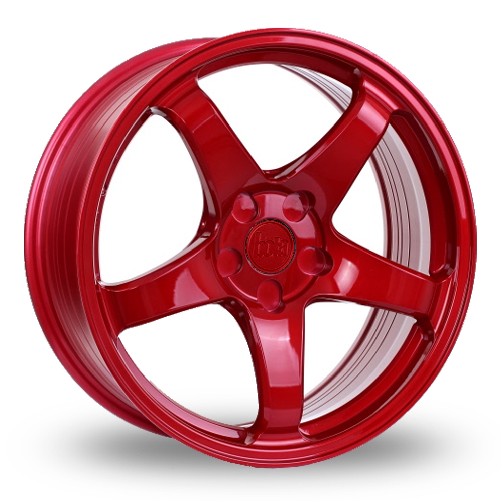 Bola B2R Candy Red Alloy Wheels