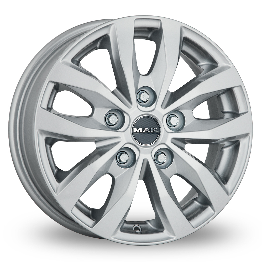 MAK LOAD5-3 Silver Alloy Wheels