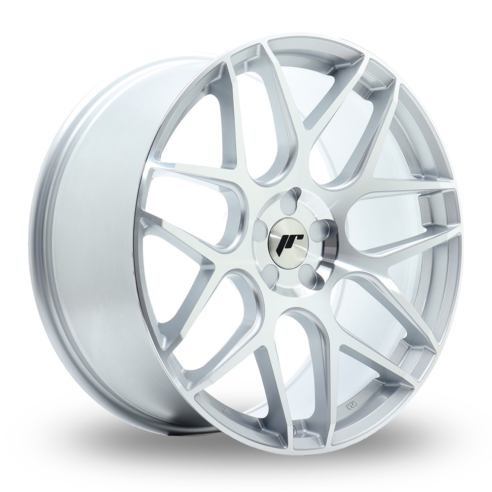 Japan Racing JR18 (8.5x19) (Custom Fitment) Silver Machined Face Alloy Wheels