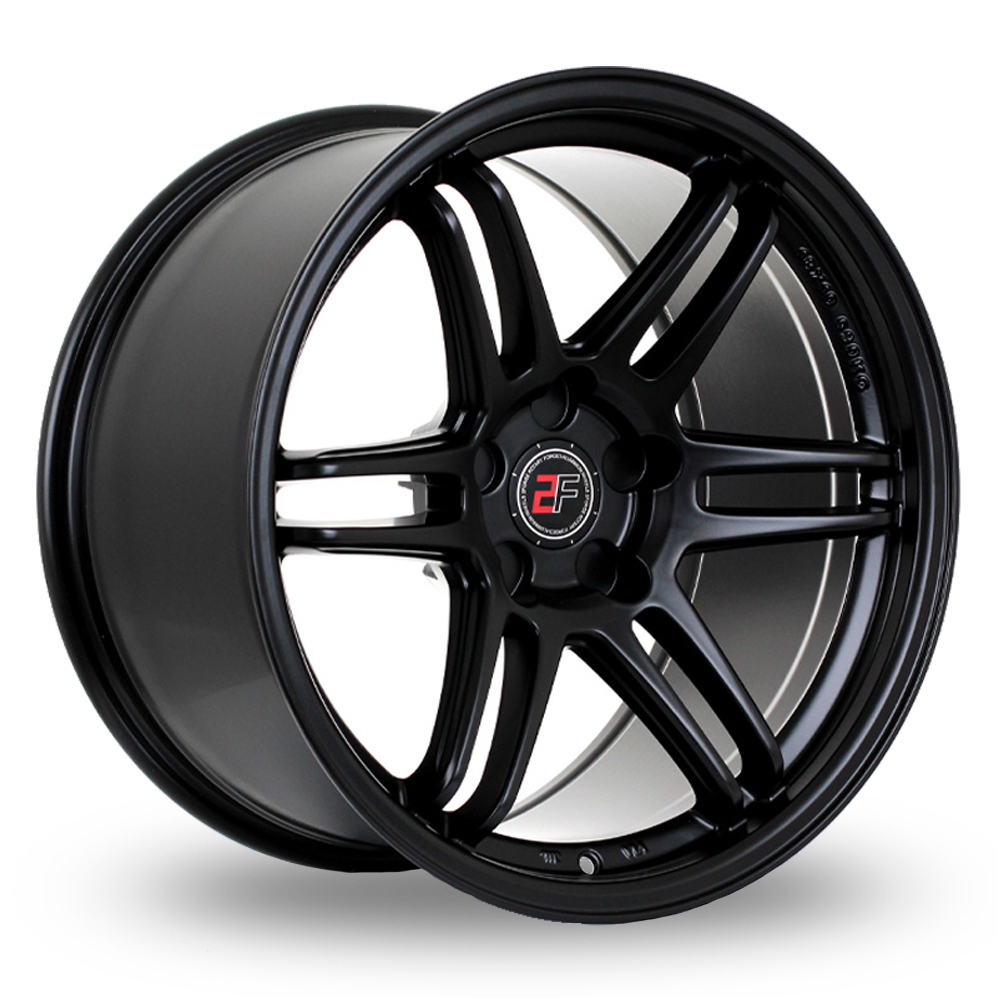 2FORGE ZF5 Matt Black Alloy Wheels