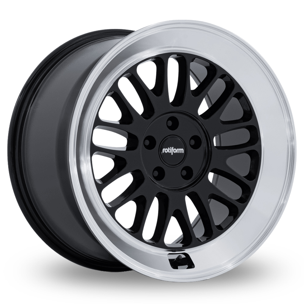 Rotiform RC214 SCP (USA Warehouse) Gloss Black With Diamond Cut Lip Alloy Wheels