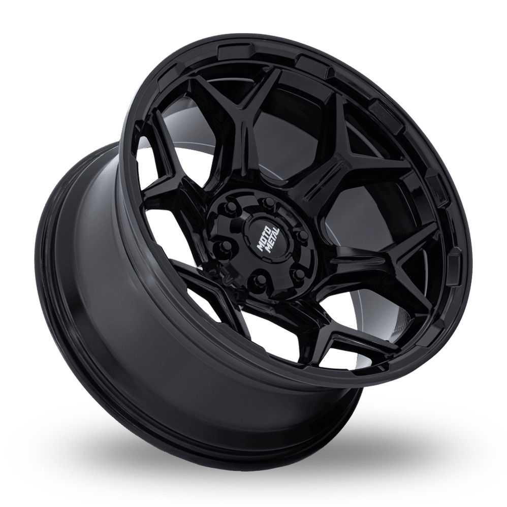 20" Moto Metal MO815 DUX (USA Warehouse) Gloss Black Alloy Wheels