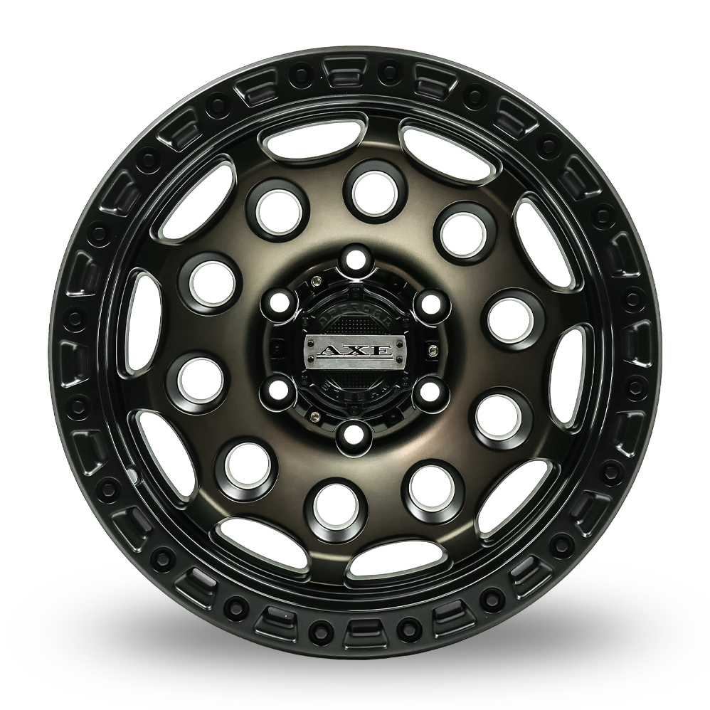 17" Axe AT4 Satin Bronze Black Bead Alloy Wheels