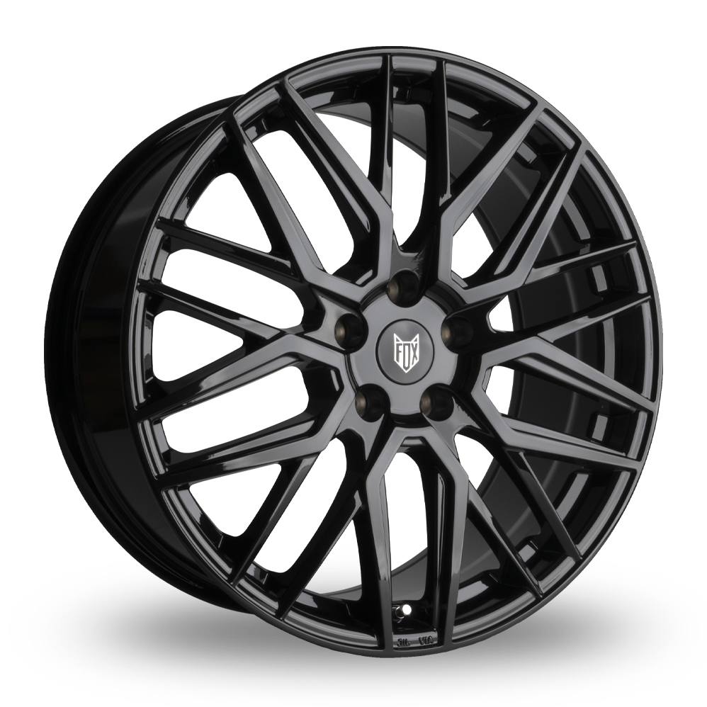 8.5x18 5x120 ET35 Fox BMA S1 (Gloss Black) (72.6cb) (700kg Load) Alloy Wheels