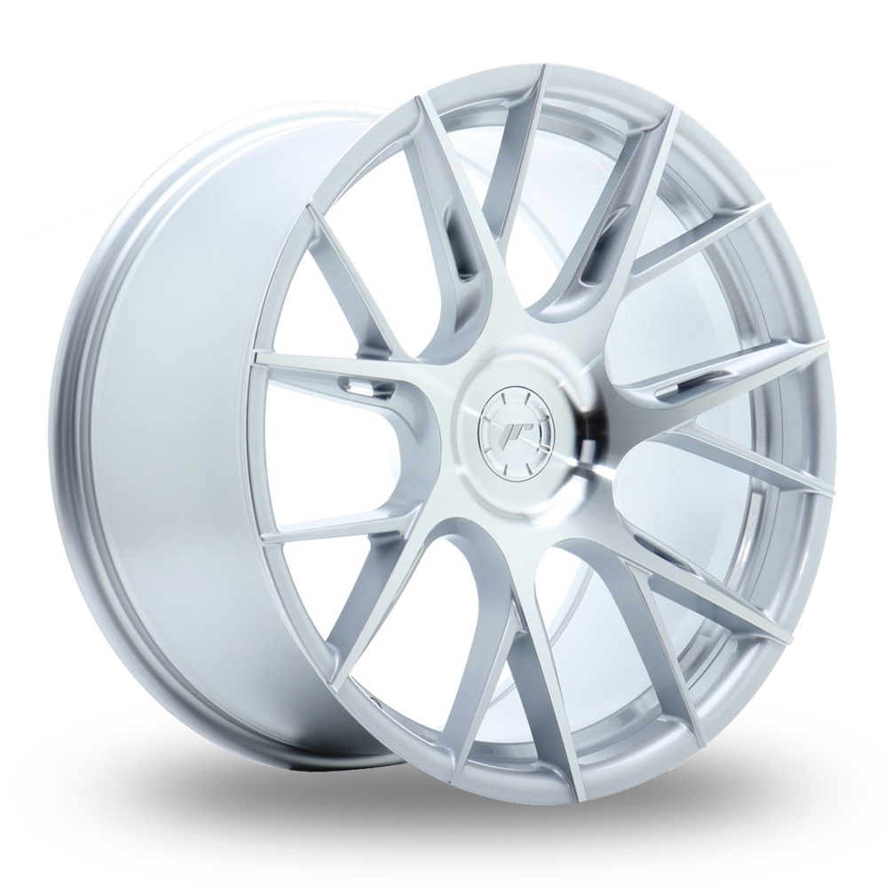 Japan Racing JR42 (9.5x19) (Custom Fitment) Silver Machined Face Alloy Wheels