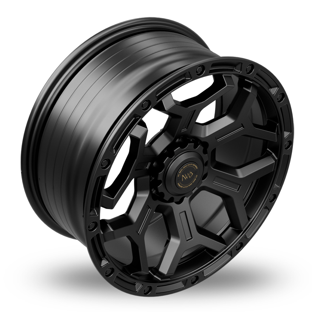 20" Hawke Diablo Matt Black Alloy Wheels