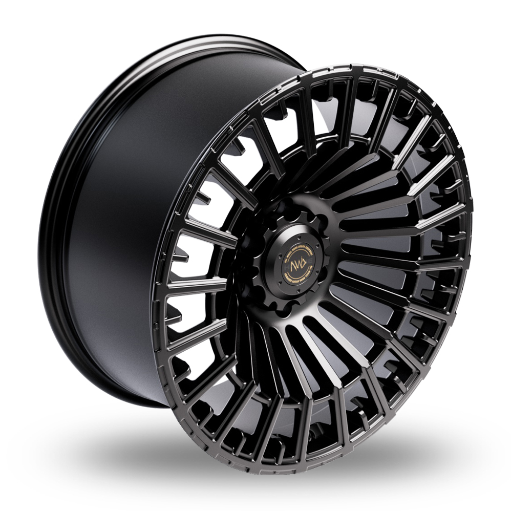 20" Hawke Nevada Matt Black Alloy Wheels