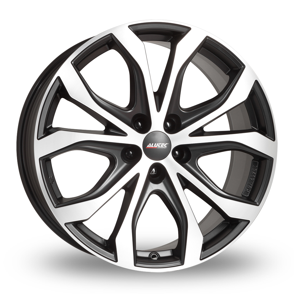 Alutec W10 Racing Black Polished Alloy Wheels