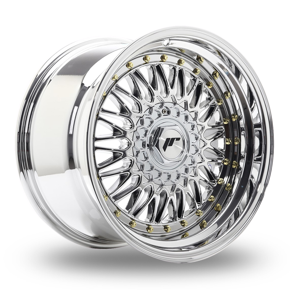 Japan Racing JR9 (10x17) (Custom Fitment) Chrome Alloy Wheels