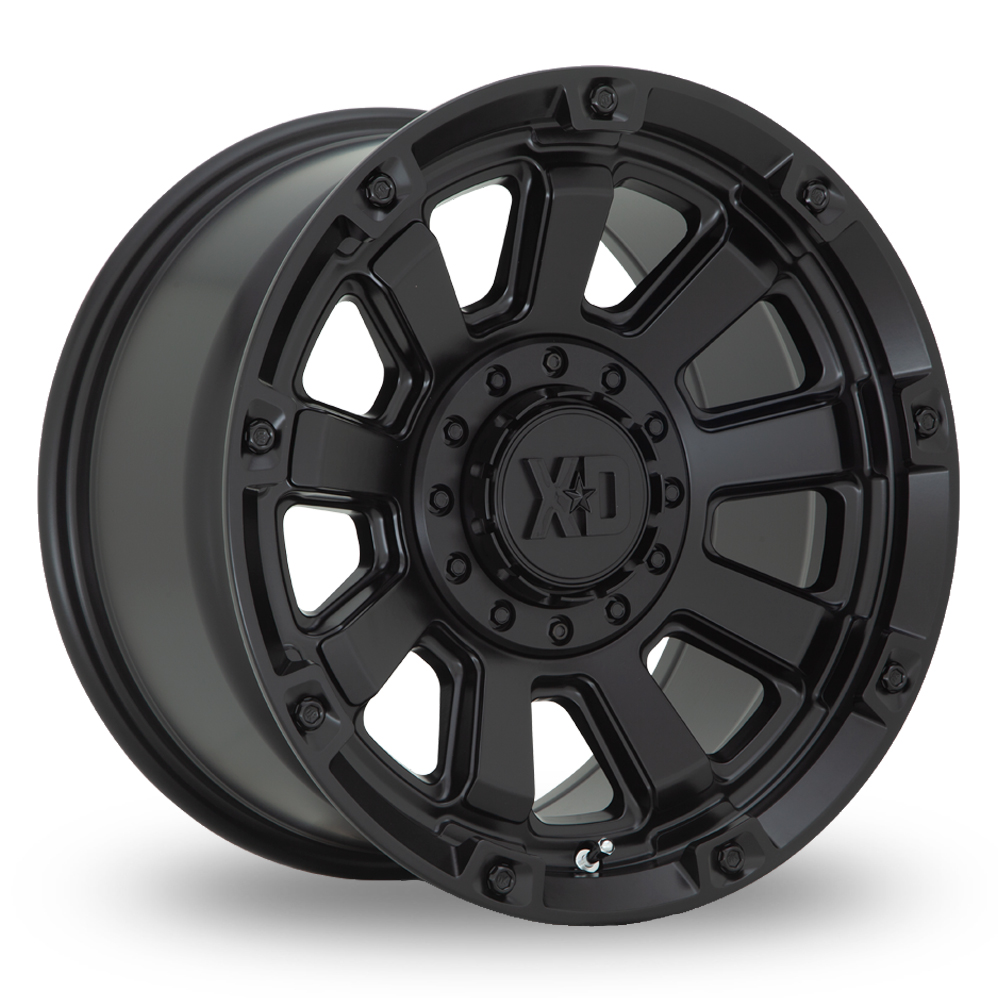 XD XD852 Gauntlet Satin Black Alloy Wheels