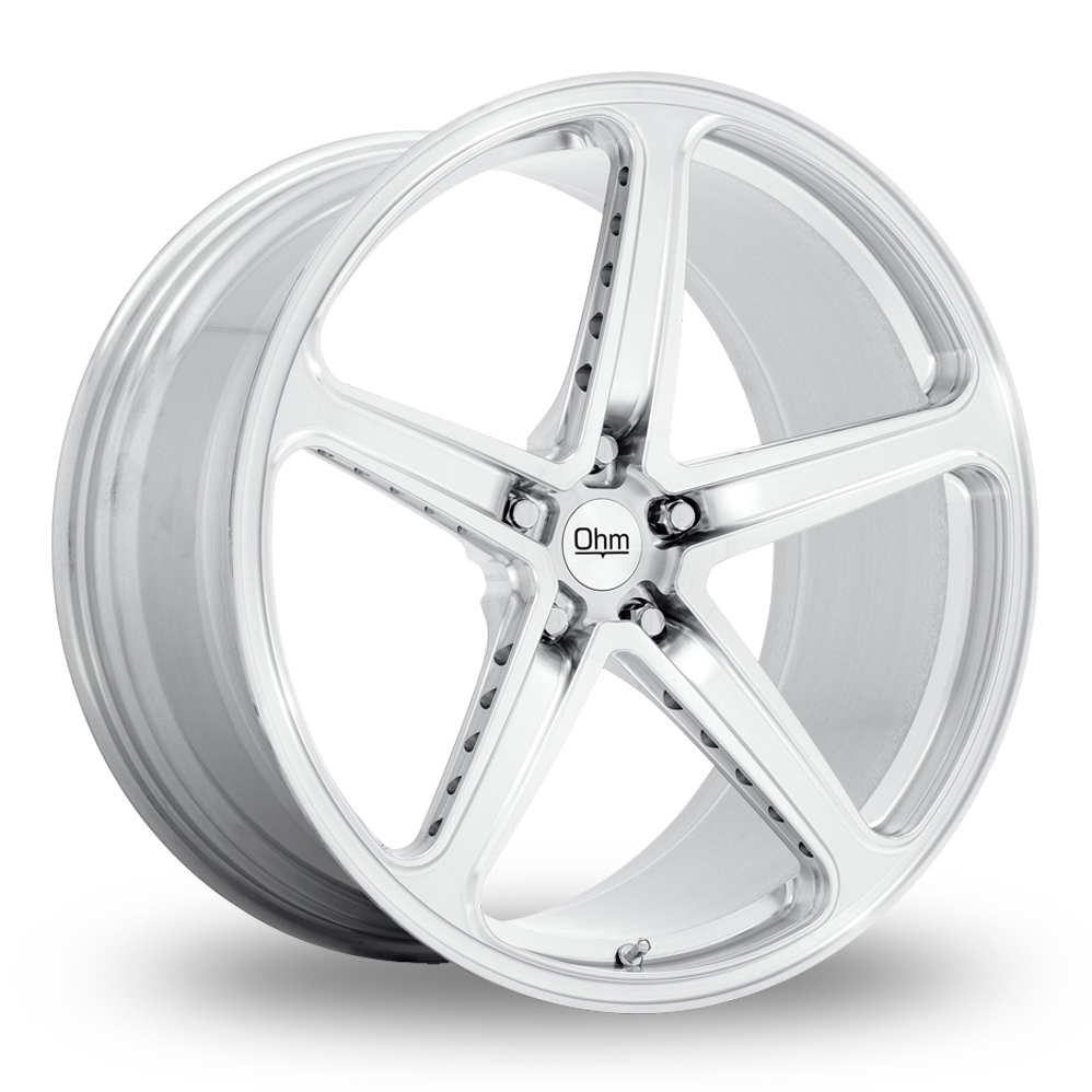 OHM AMP (USA Warehouse) Silver Machined Alloy Wheels