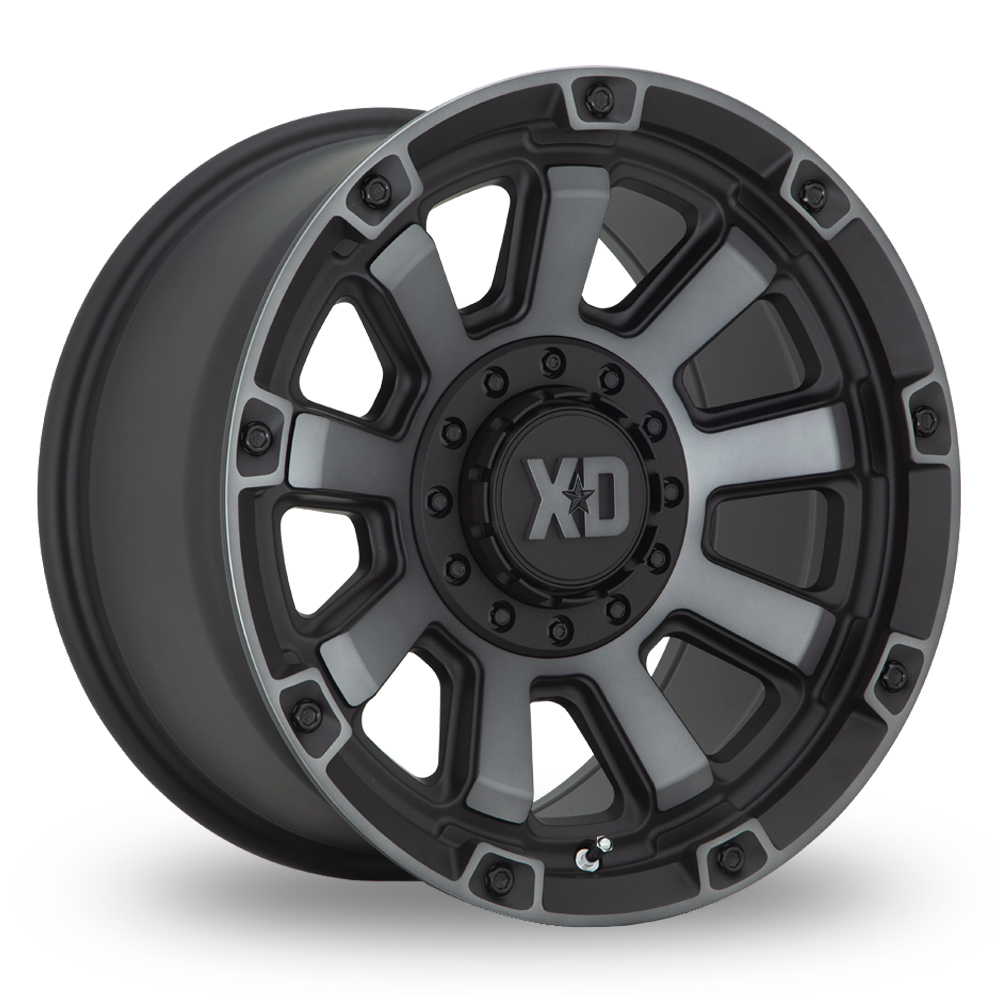 XD XD852 Gauntlet (USA Warehouse) Satin Black With Gray Tint Alloy Wheels