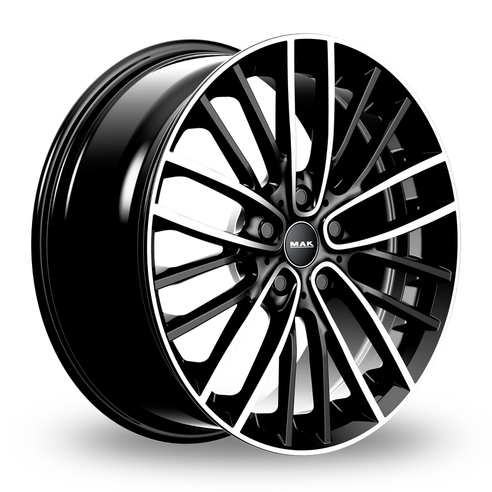 18" MAK Chelsea Black Mirror Alloy Wheels