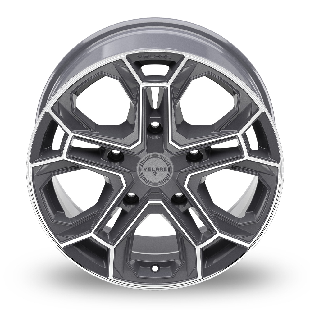 20" Velare VLR-ST Platinum Grey Polsihed Alloy Wheels