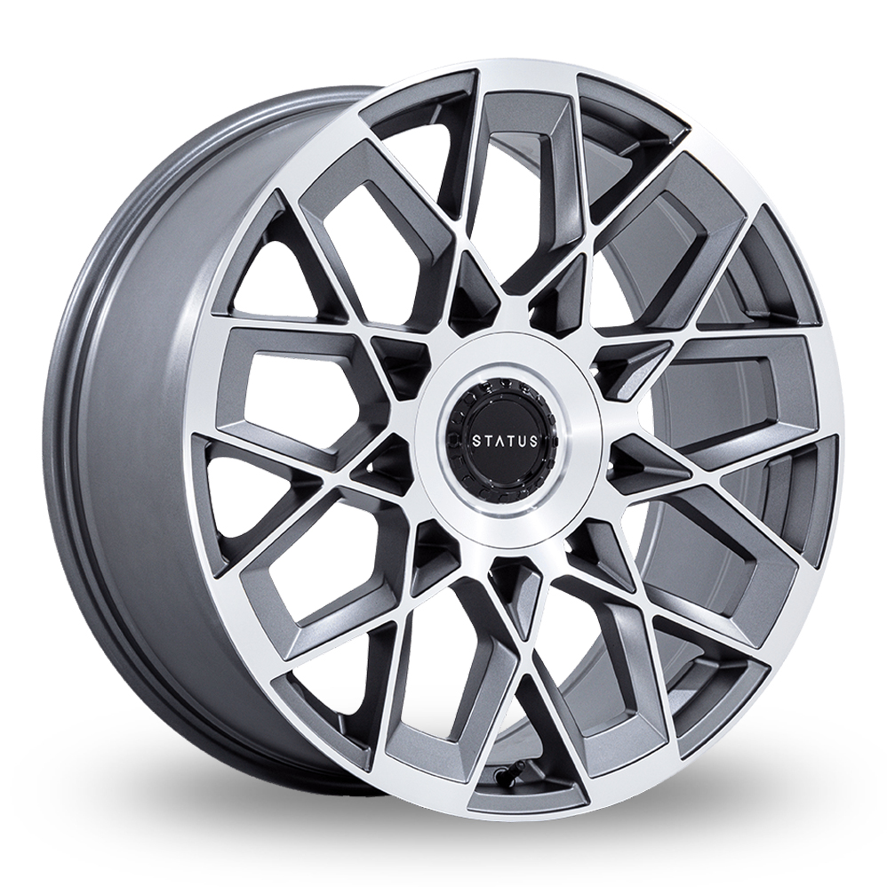 Status ST005 Matrix (USA Warehouse) Anthracite Mirrored Alloy Wheels