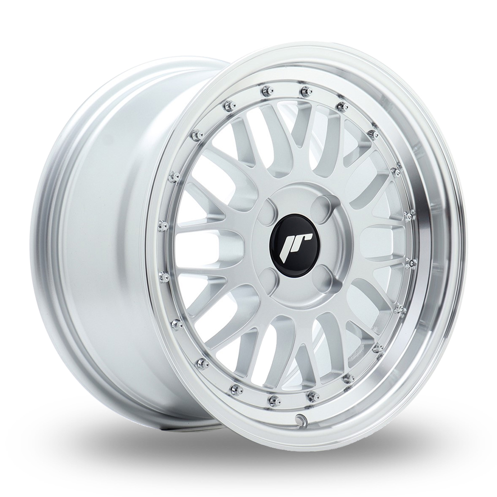 Japan Racing JR23 (8x16) (Custom Fitment) Hyper Silver Machined Lip Alloy Wheels