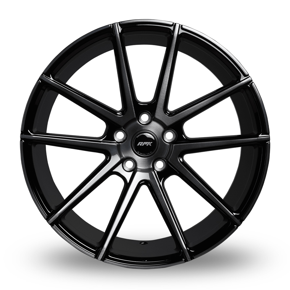 19" Proline GLS302 Black Polished Alloy Wheels