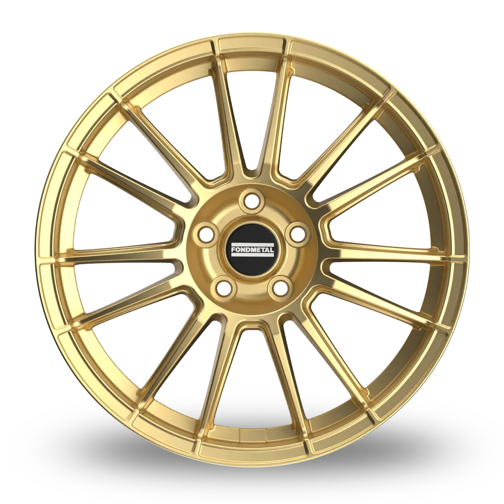 17" Fondmetal 9RR Gloss Gold Alloy Wheels