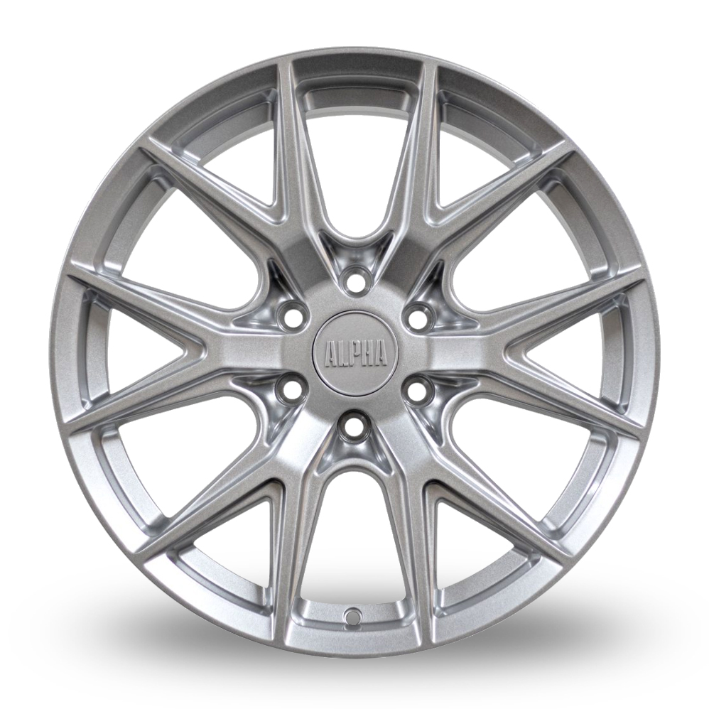 18" Alpha Off-Road Scout Silver Alloy Wheels