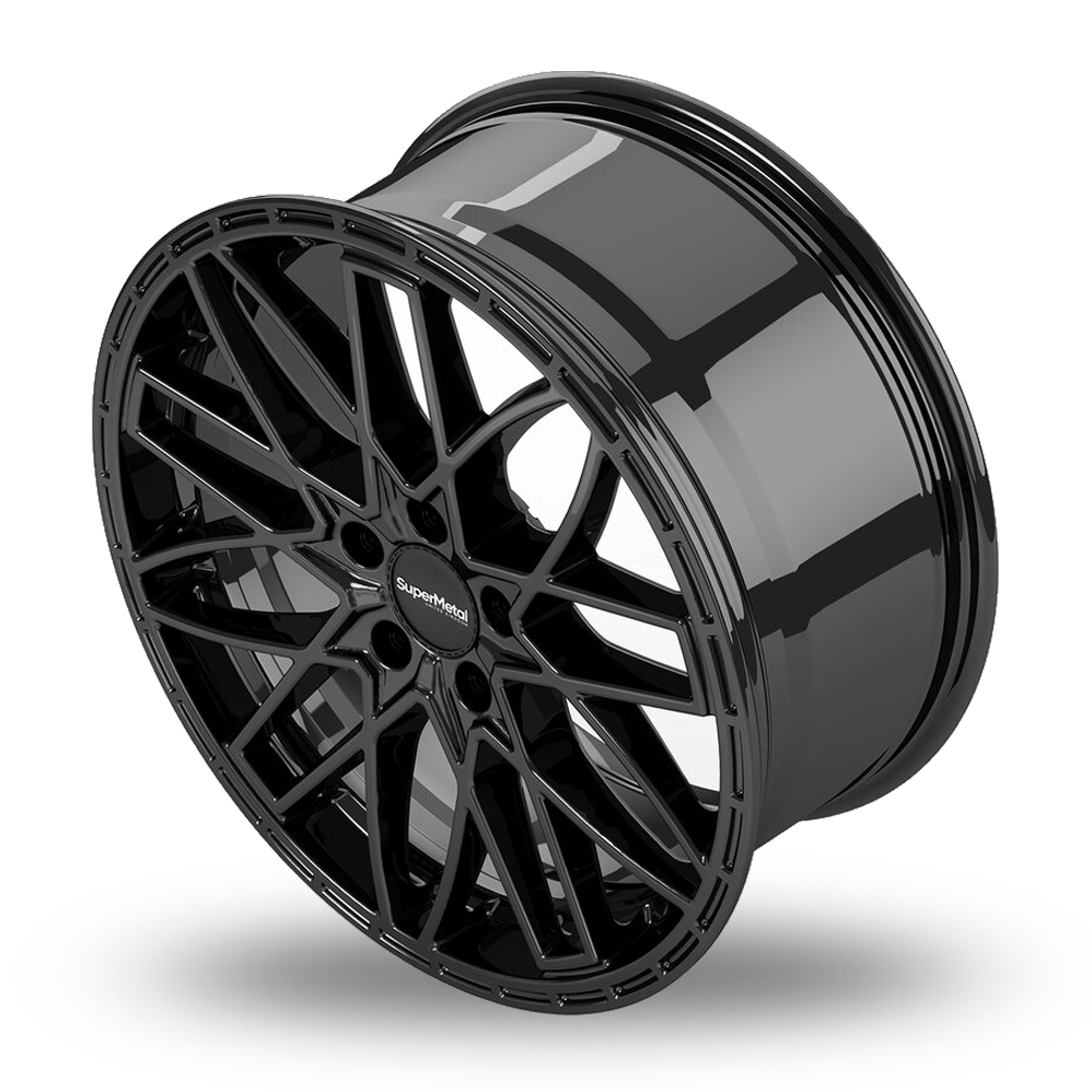 20" SuperMetal Vane Gloss Black Alloy Wheels