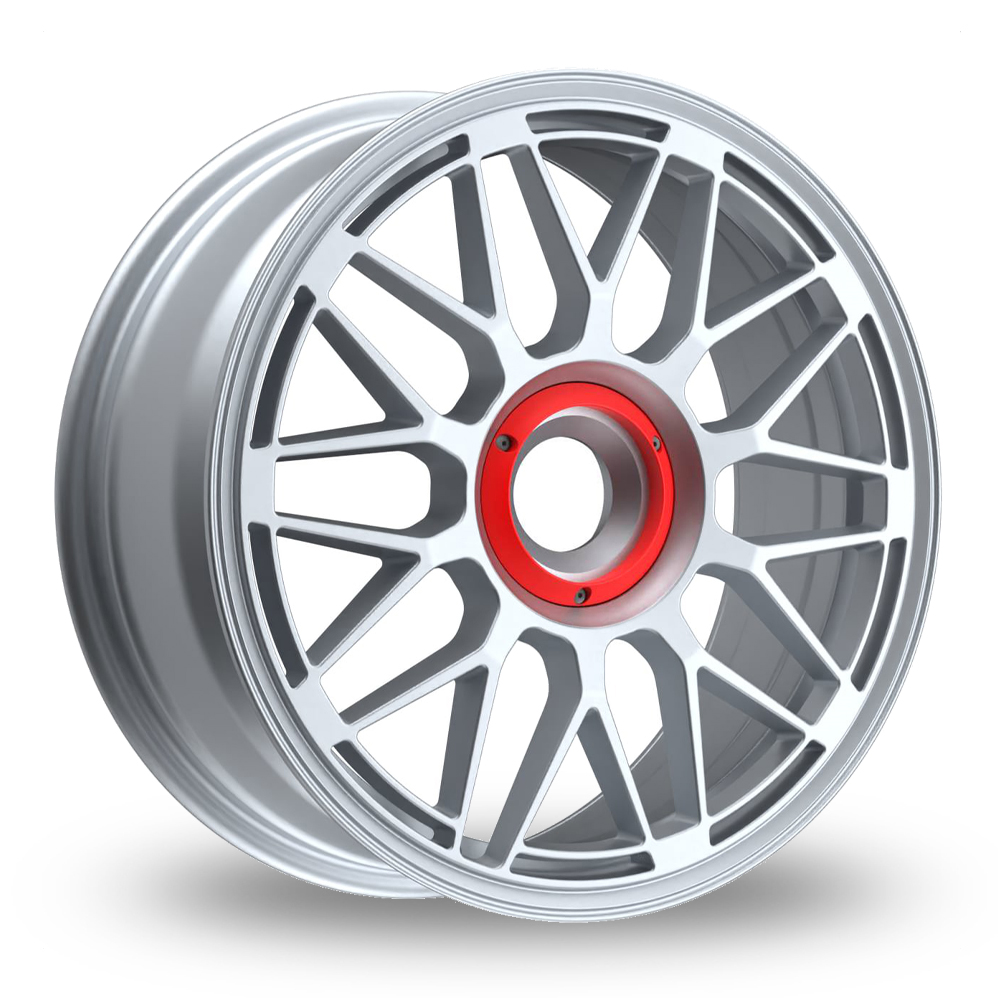Fondmetal 9EVO Monodado Gloss Silver Alloy Wheels